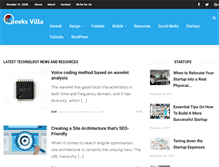 Tablet Screenshot of geeksvilla.com